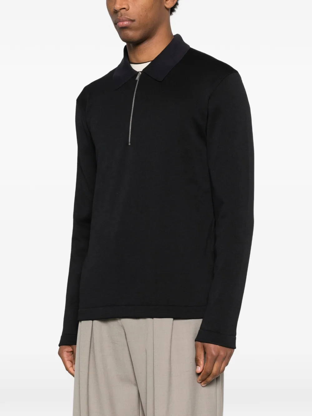 Jil Sander Katoenen poloshirt Blauw