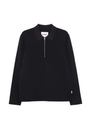 JIL SANDER ハーフジップ ポロシャツ マルジェラバムバッグパンツ Jil Sander ハーフジップ ポロシャツ | ホワイト | FARFETCH JP