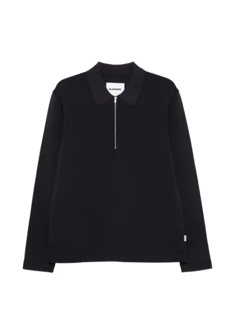 Jil Sander half-zip polo shirt