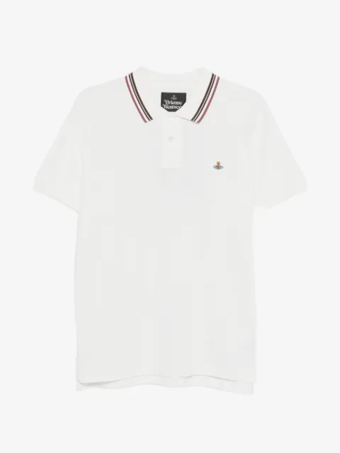 Vivienne Westwood Poloshirt mit gestreiftem Kragen