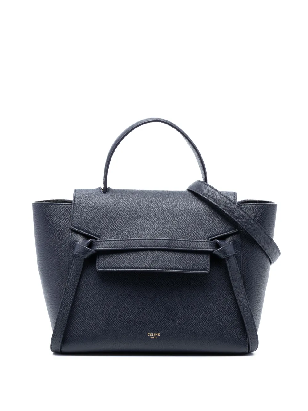 Celine Pre-Owned 2017 Micro Grained Calfskin Belt Bag satchel - Nero