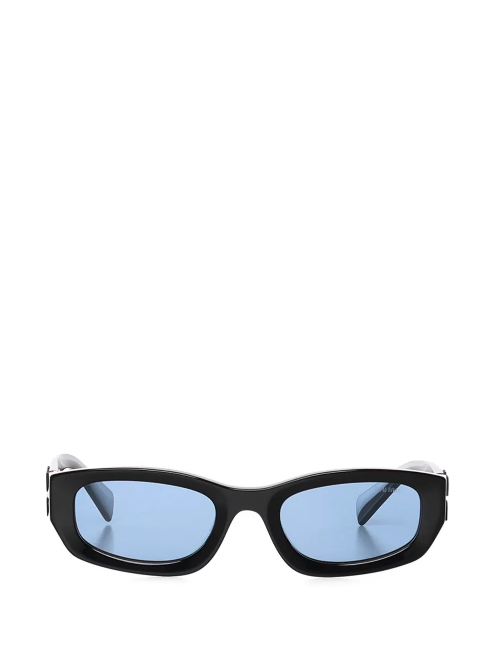 Miu Miu Occhiali da sole rettangolari - Nero
