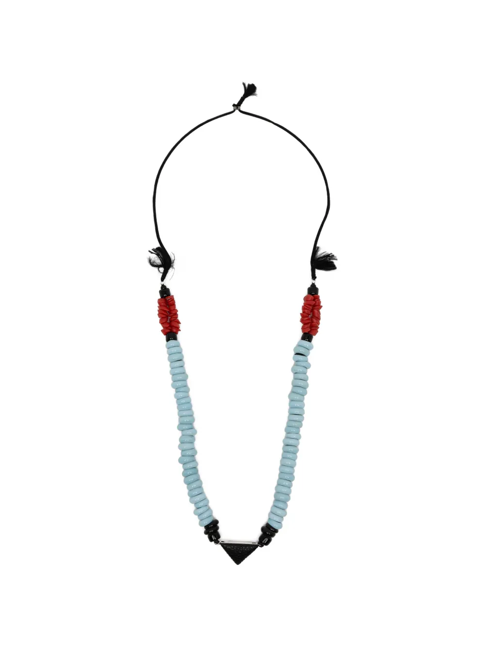 Toga beaded necklace - Blu