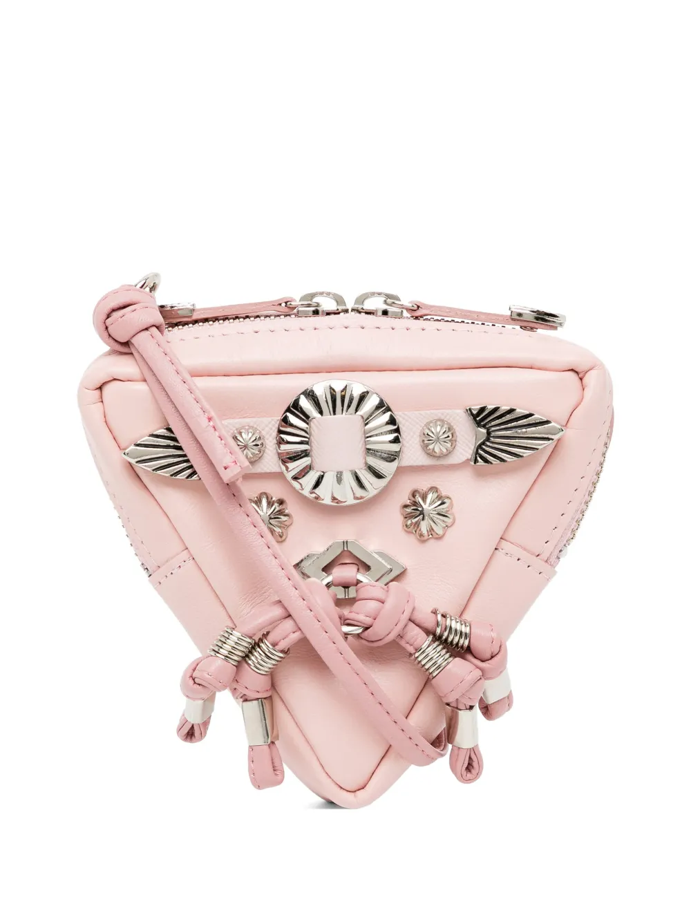 TOGA TOO studded leather mini bag - Rosa