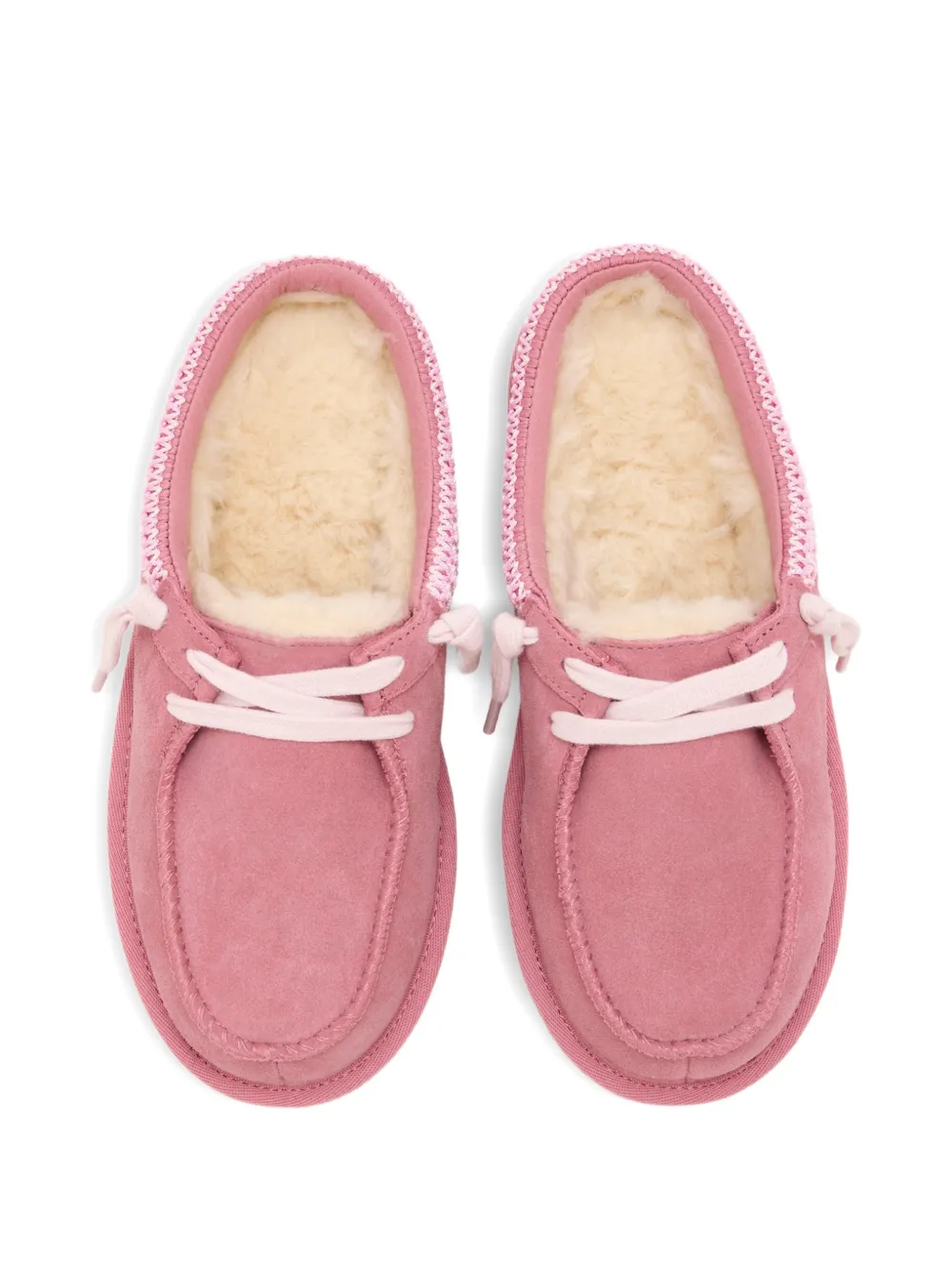 UGG Kids Tasman lace-up mules Roze
