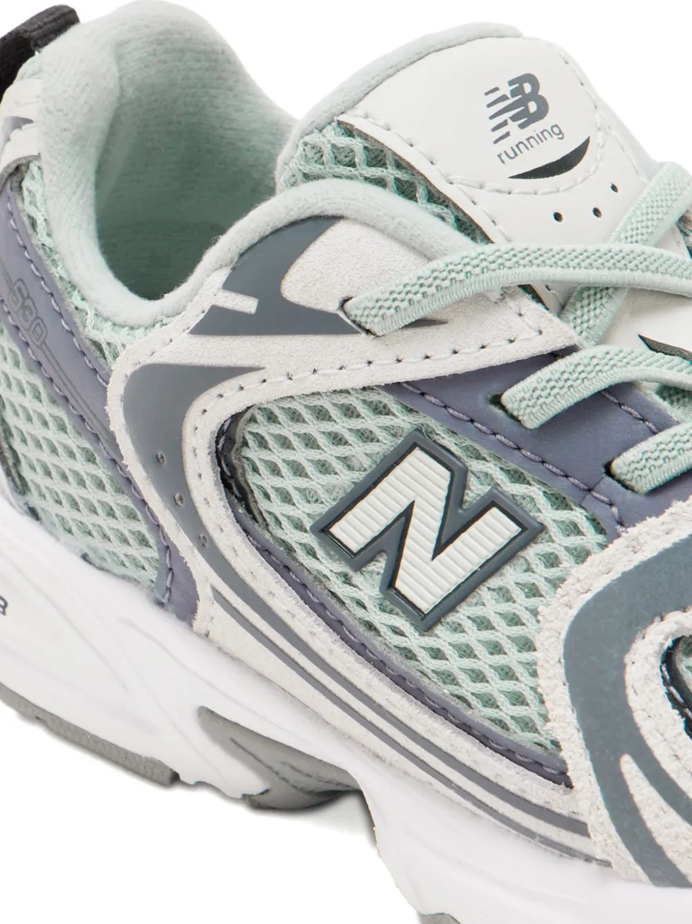 New Balance Kids mesh panelled sneakers Groen
