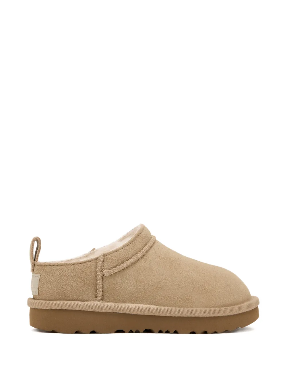 Ugg Kids' Trimmed Slippers In Neutral