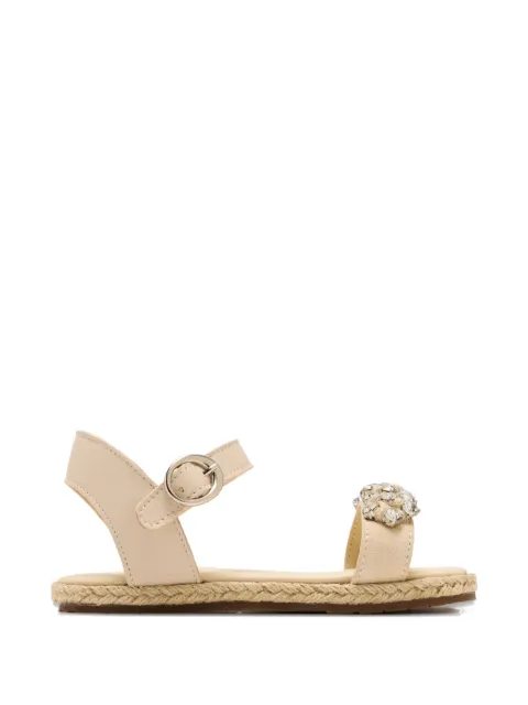 BabyWalker crystal-embellishments buckled open-toe sandals
