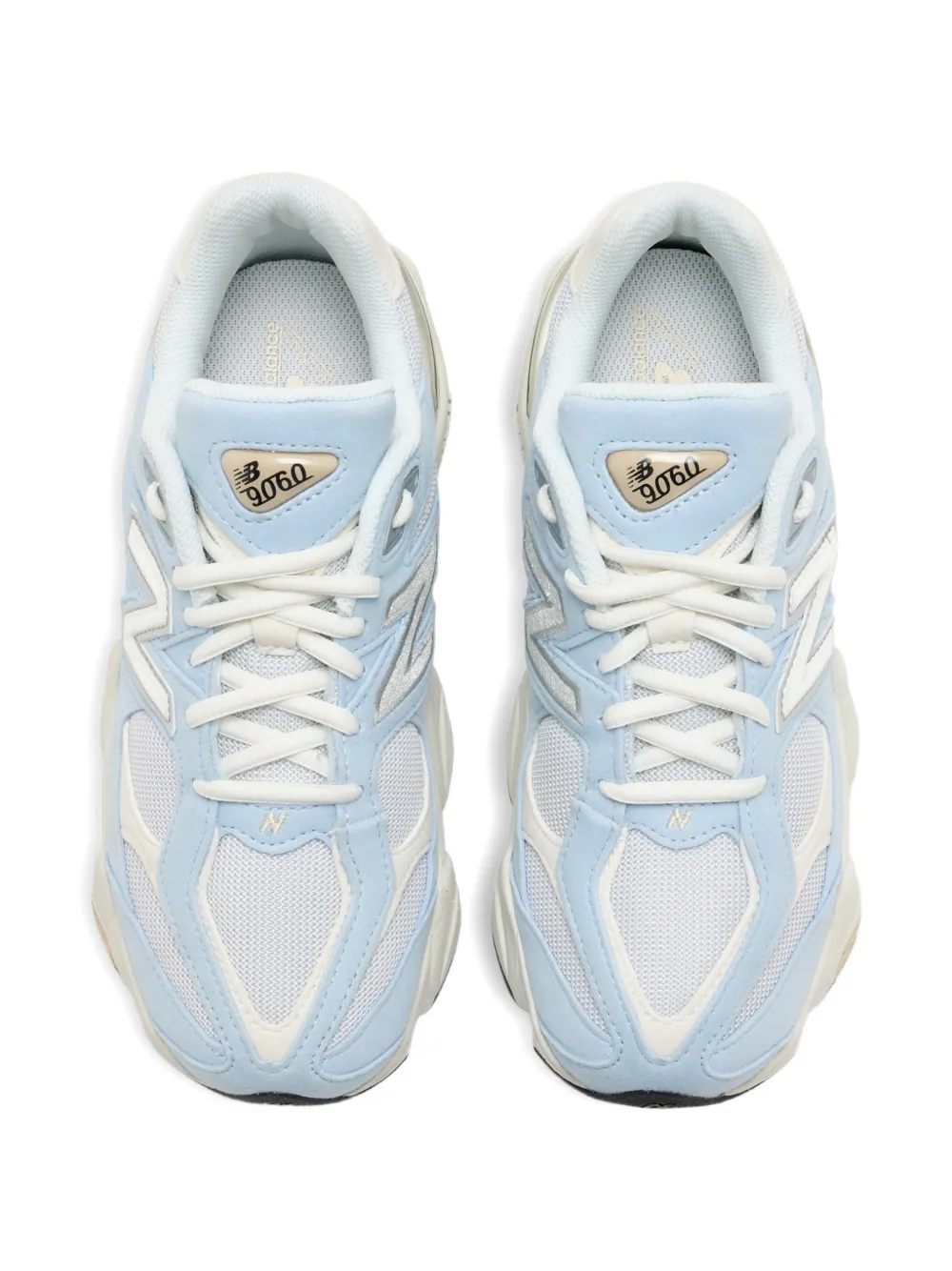 New Balance Kids 9060 panelled sneakers Blauw