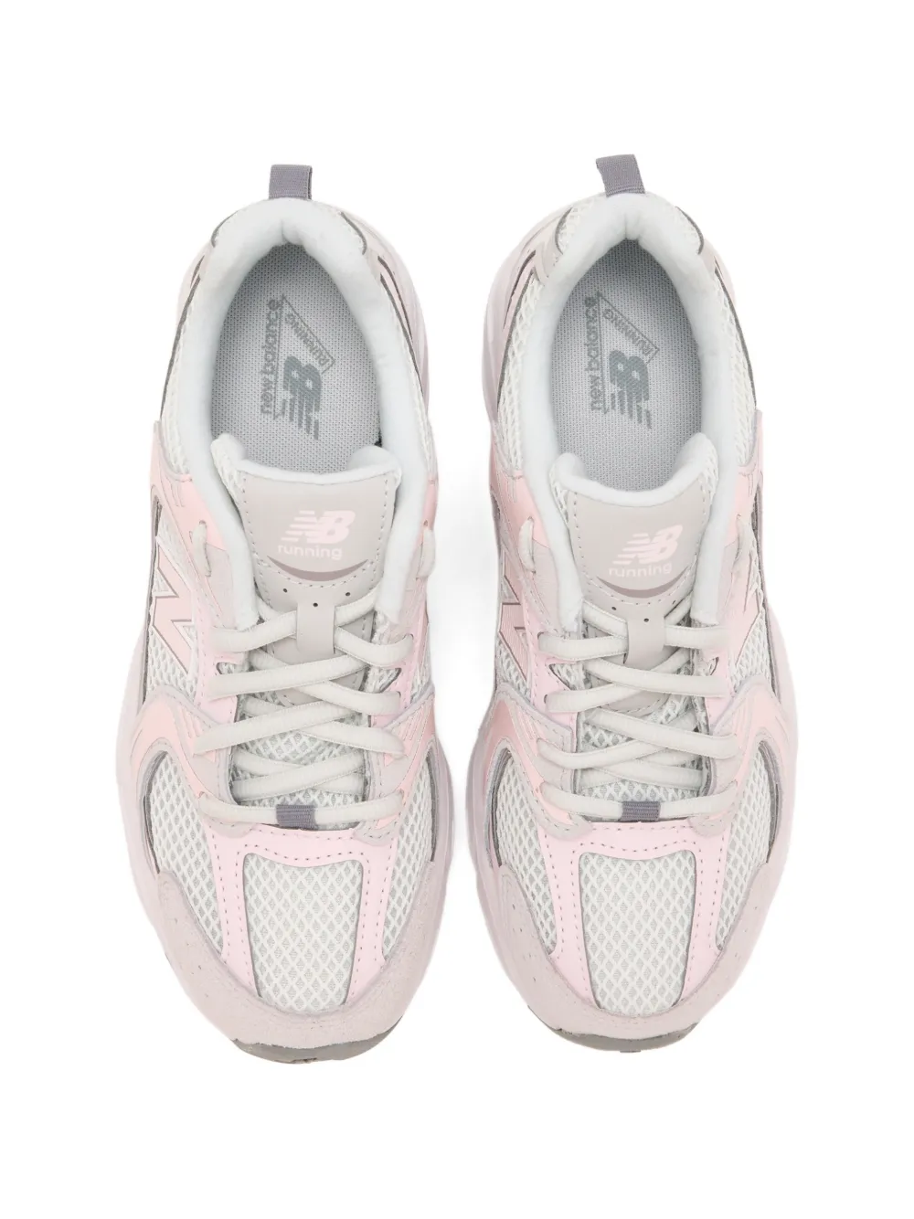New Balance Kids 530 logo panelled sneakers Roze