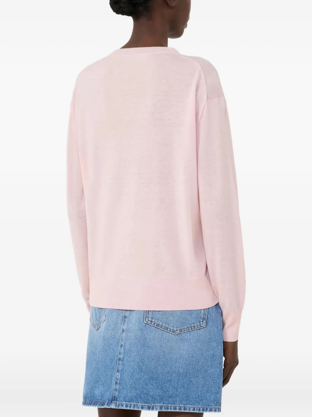 Weekend Max Mara Wkdvento trui met ronde hals Roze