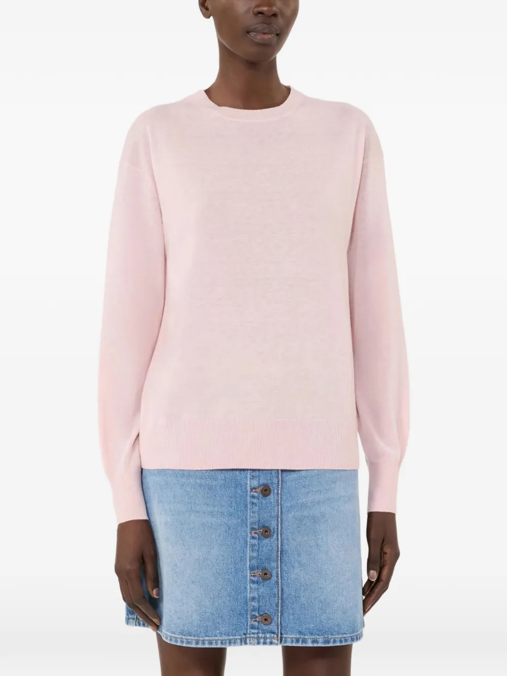 Weekend Max Mara Wkdvento trui met ronde hals Roze