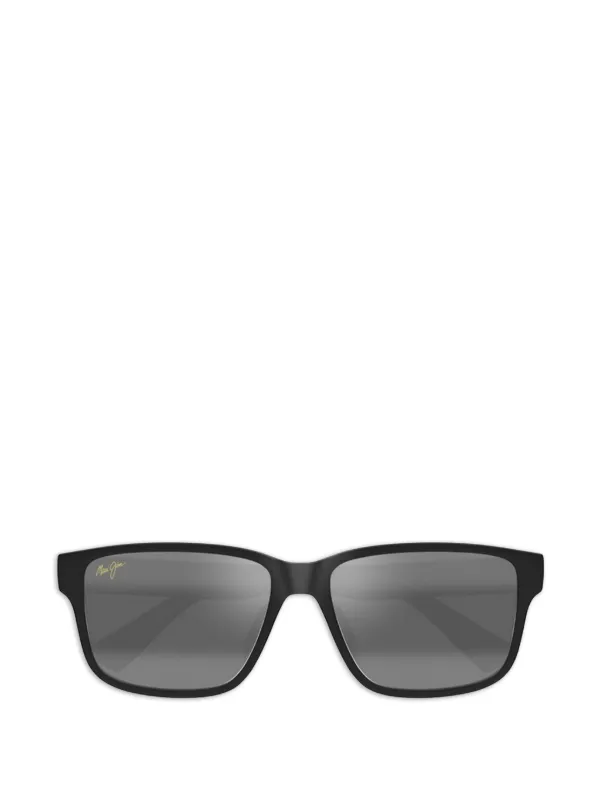 Maui Jim ハワイ限定　サングラス黒マット Maui Jim Kuniahi スクエアフレーム サングラス | ブラック | FARFETCH JP