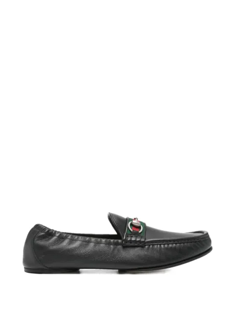 Gucci Horsebit-detail leather loafers