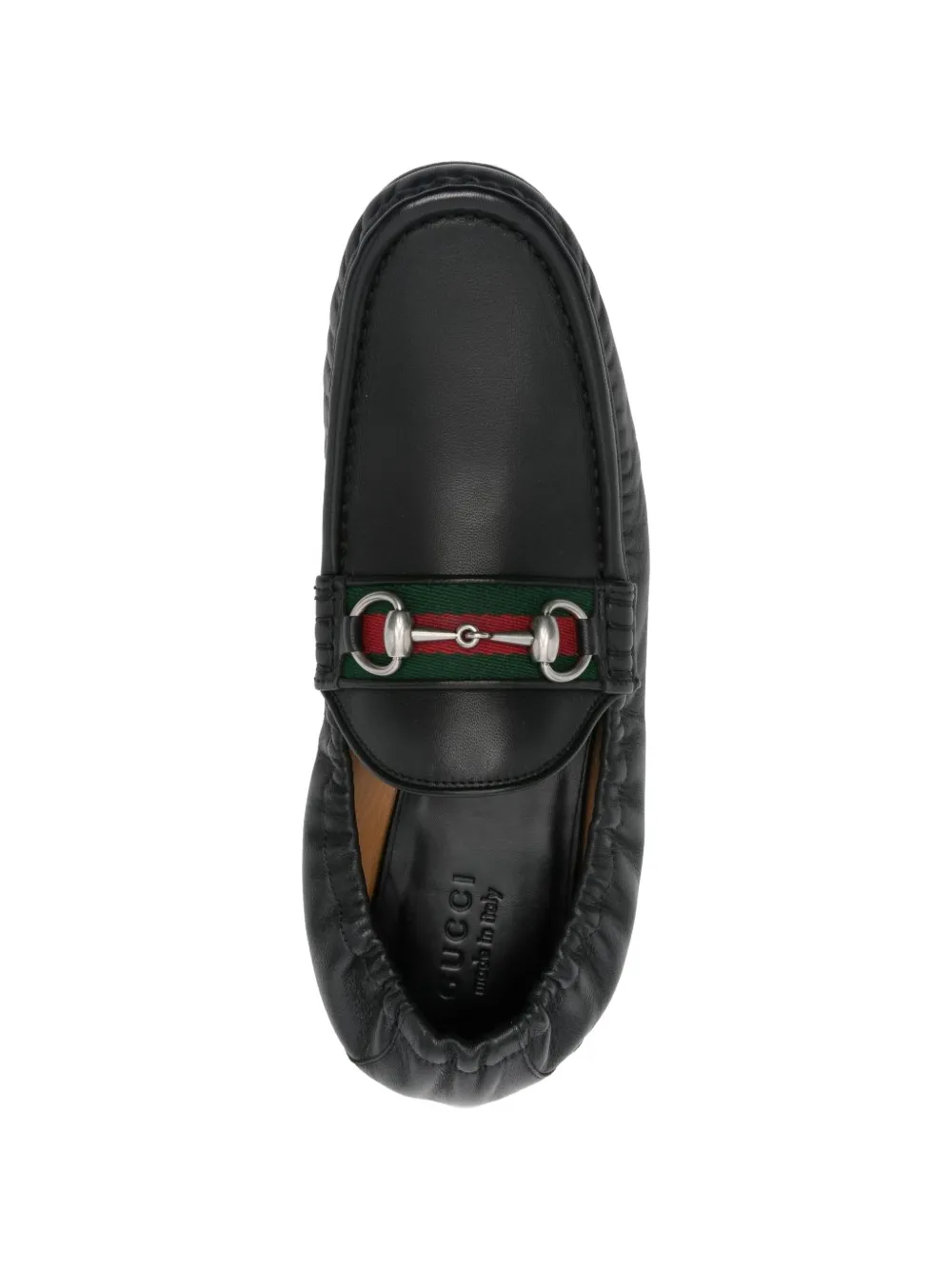 Gucci Loafers met Horsebit-detail Zwart