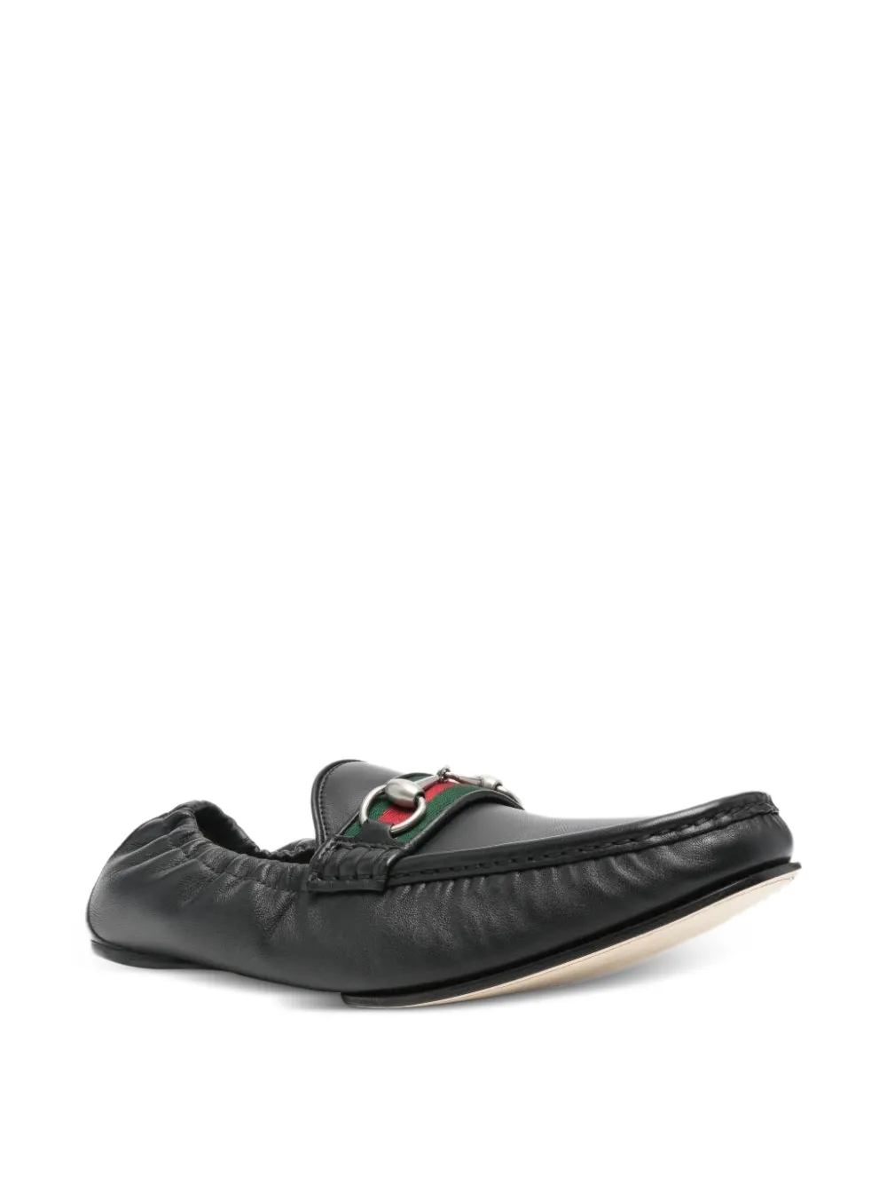 Gucci Loafers met Horsebit-detail Zwart