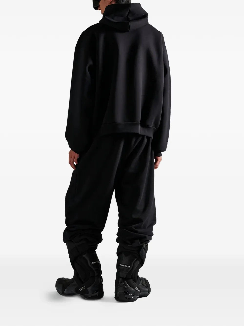 Balenciaga 3B Sports Icon hoodie met rits Zwart