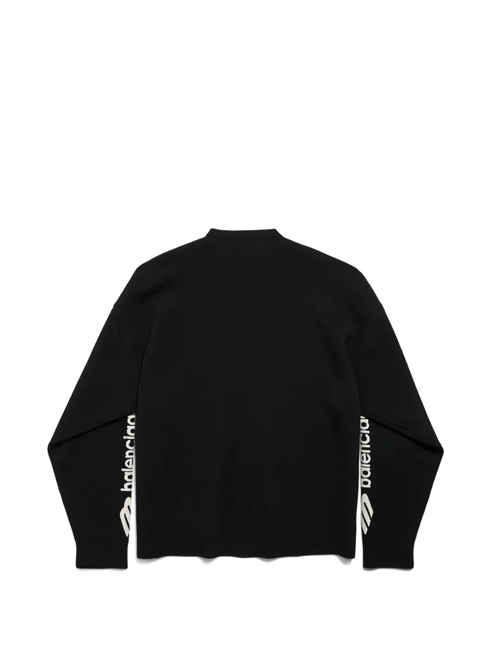 Balenciaga Sweater met logoprint Zwart