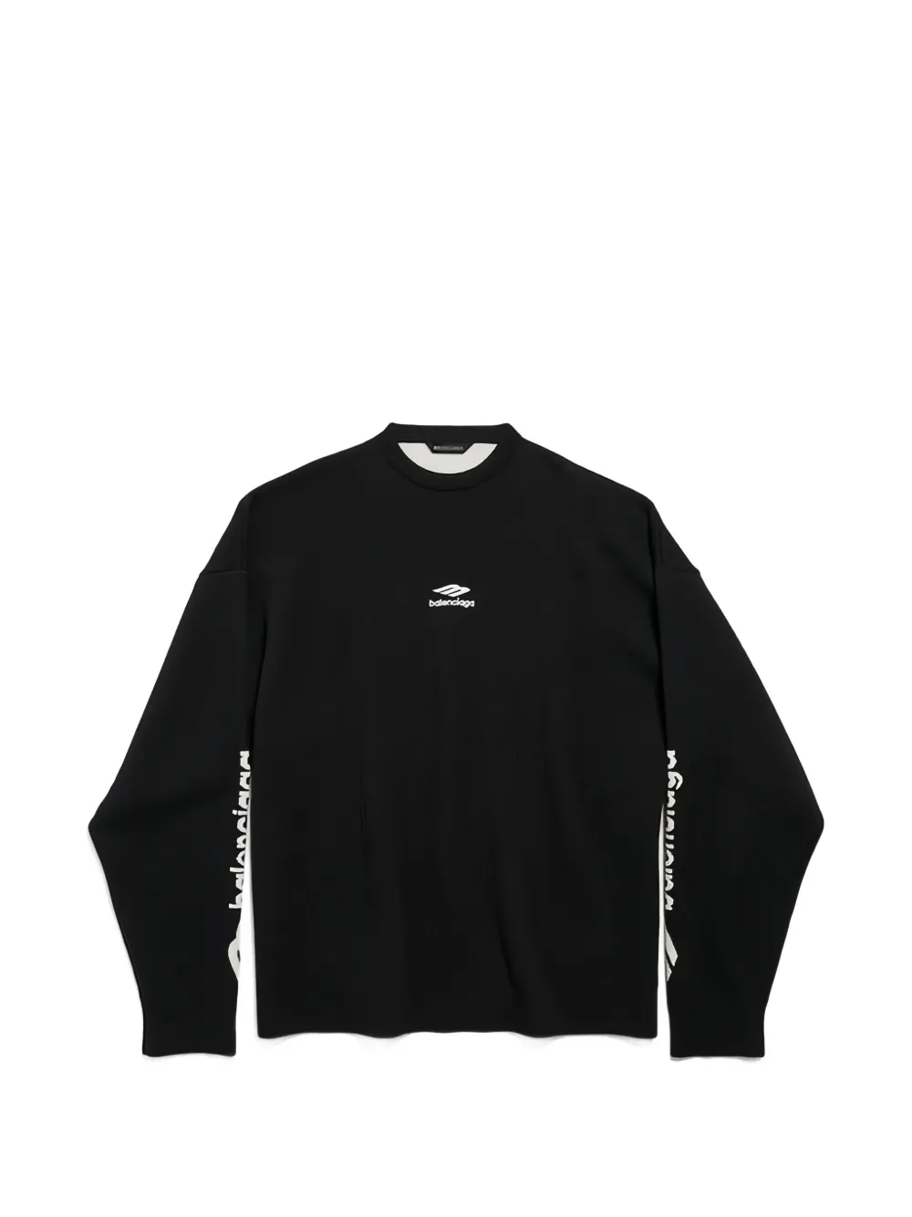 Balenciaga logo-print sweatshirt - Nero
