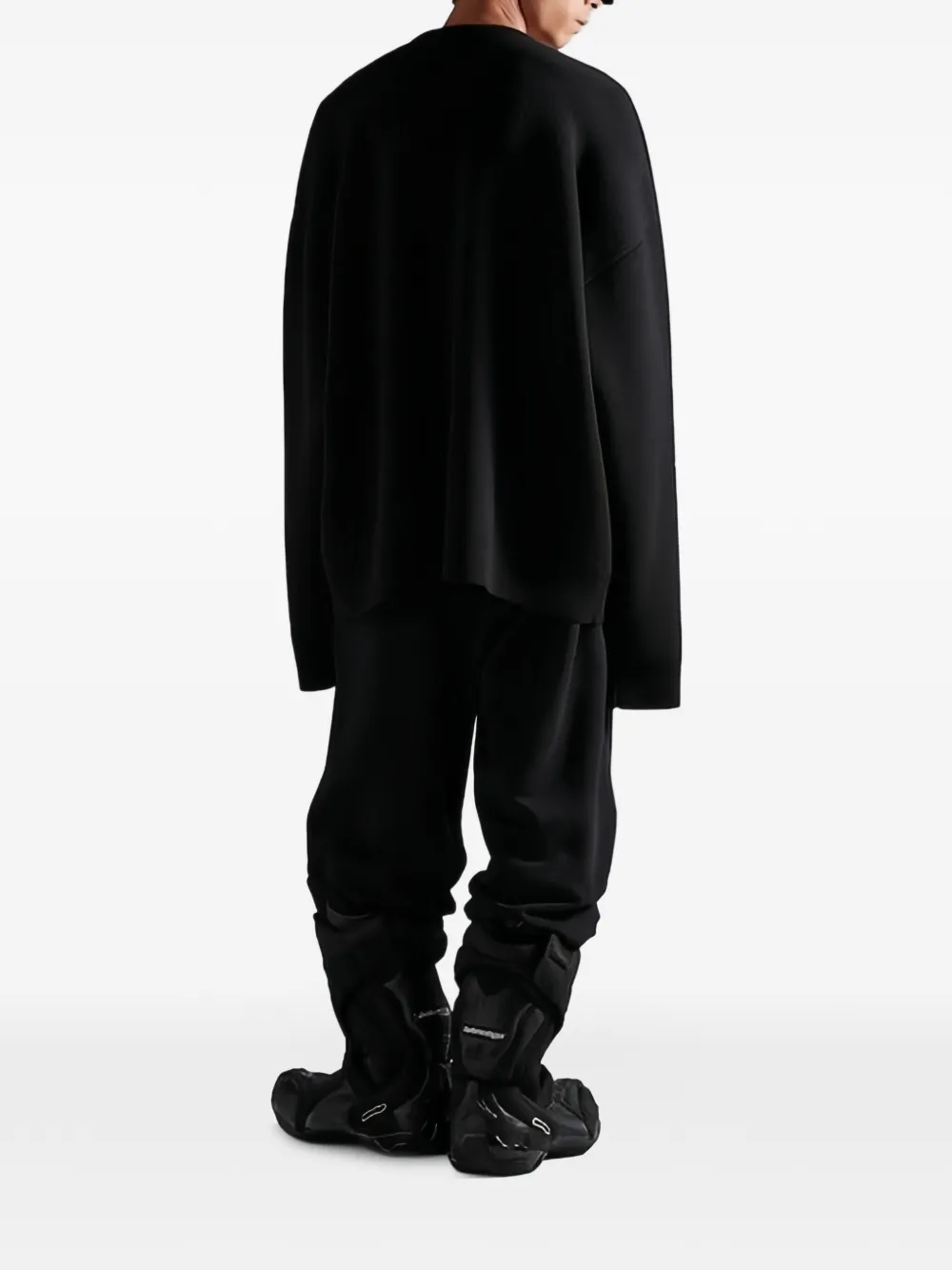 Balenciaga Sweater met logoprint Zwart