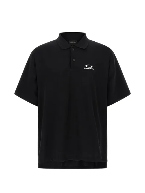 Balenciaga logo-detail polo shirt