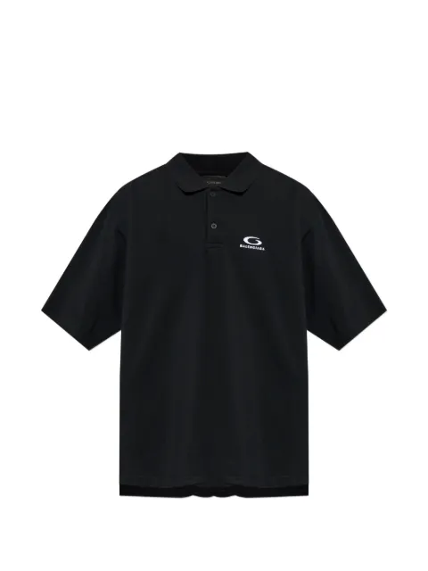 Balenciaga logo-detail polo shirt