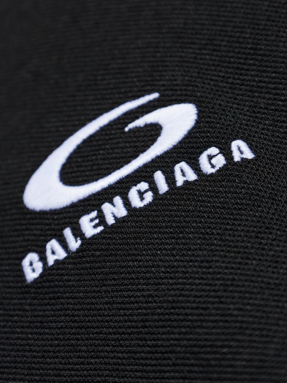 Balenciaga Poloshirt met logo Zwart