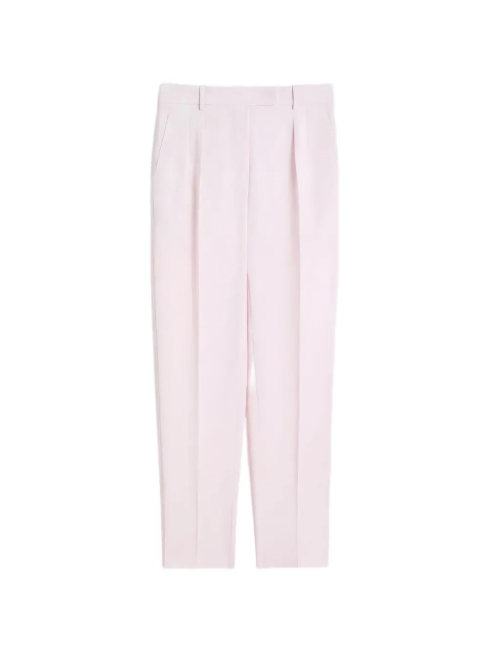 Max Mara Pantaloni Cady con pieghe - Rosa