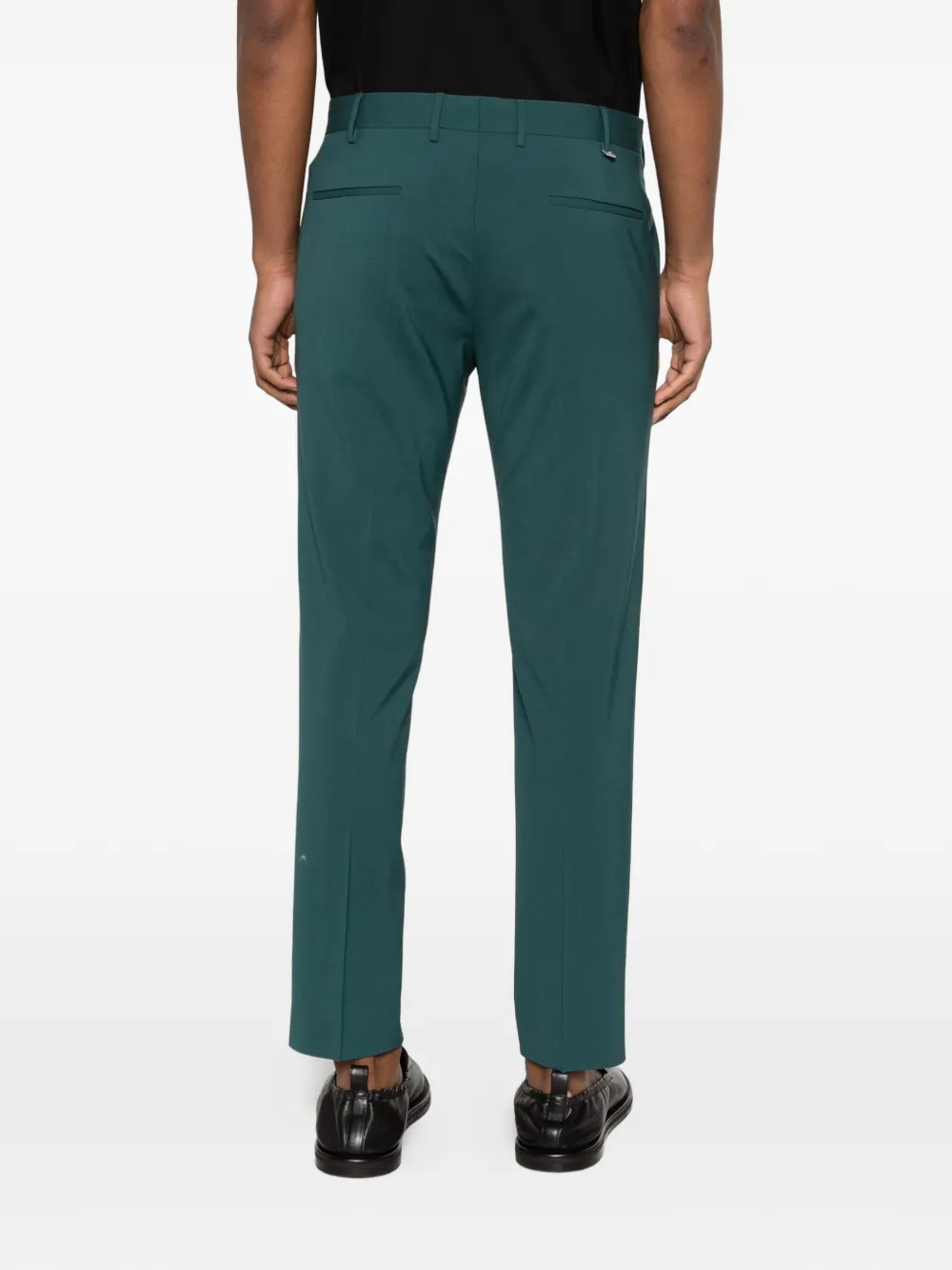 PT Torino Broek met riemlussen Groen
