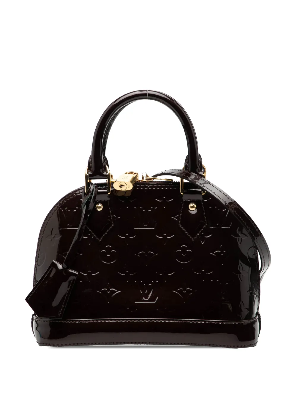 Louis Vuitton Pre-Owned 2018 Monogram Vernis Alma BB satchel - Viola