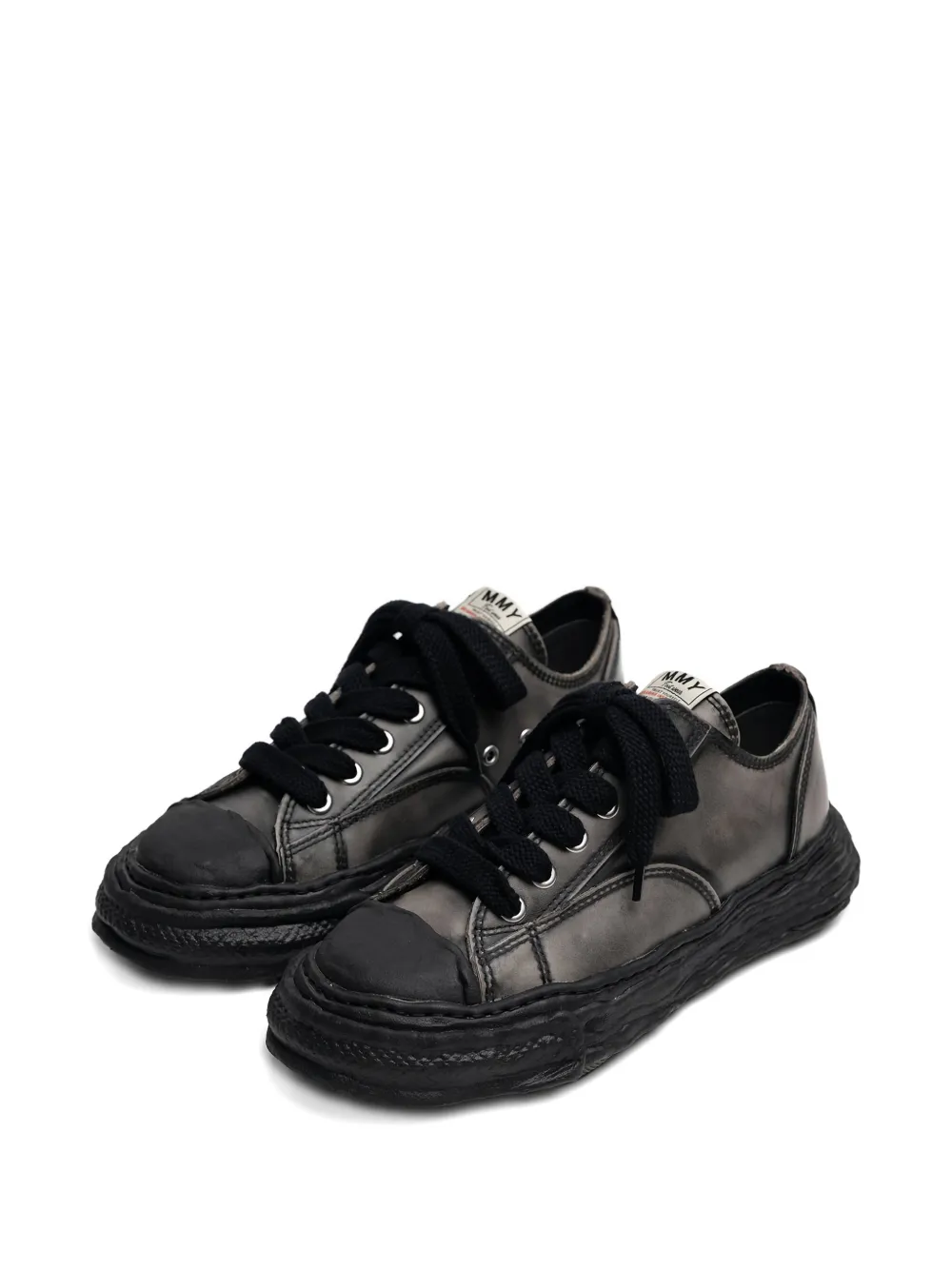 Maison MIHARA YASUHIRO Peterson23 low-top leren sneakers Grijs