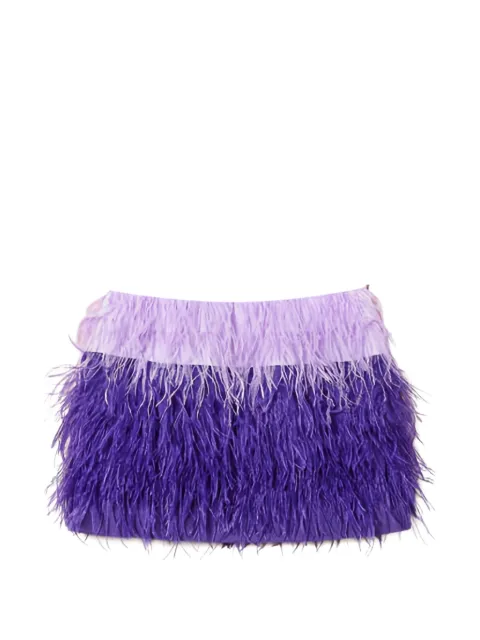TWINSET Myfo feather mini skirt