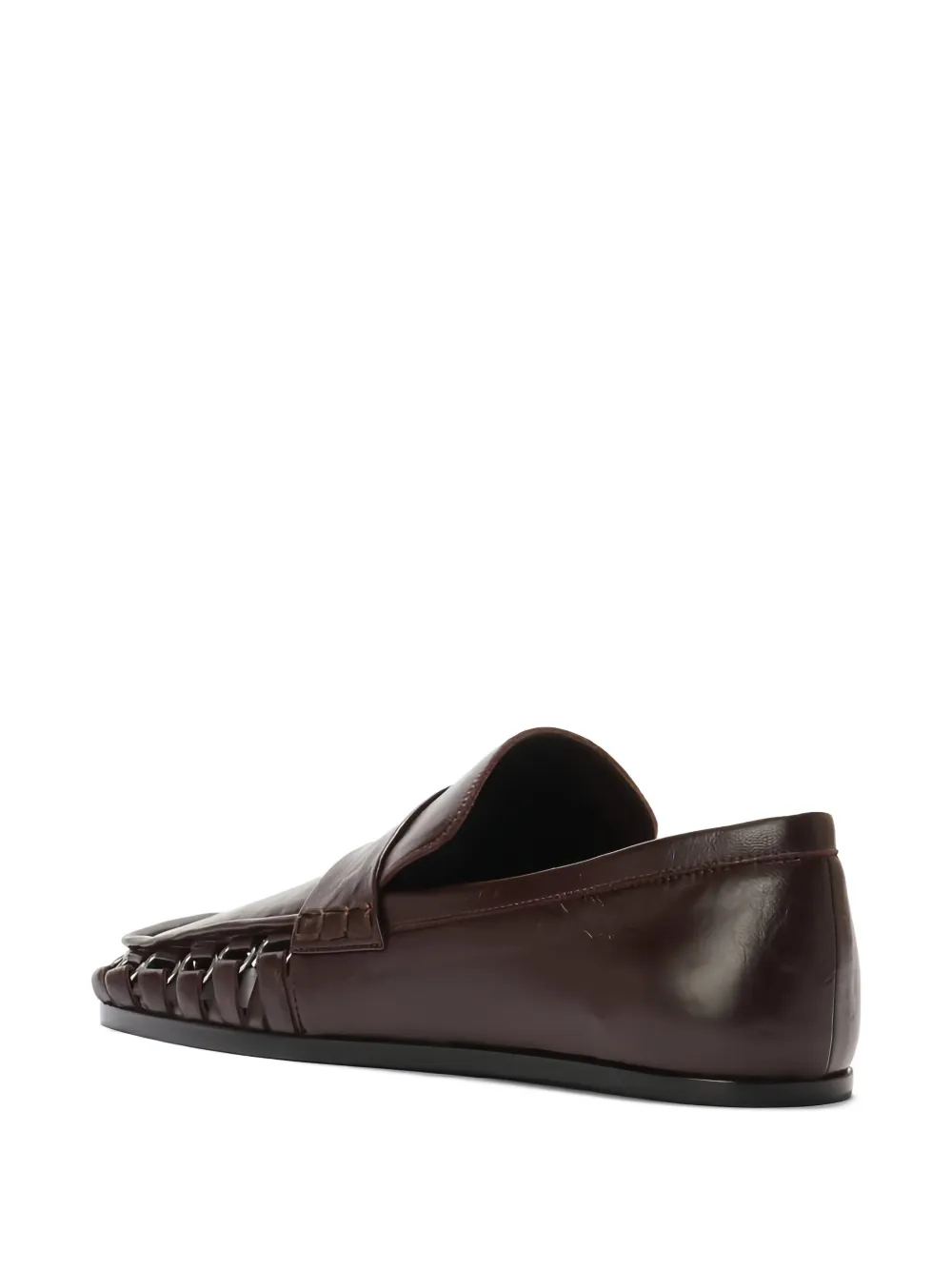 Jil Sander Loafers met vierkante neus Bruin