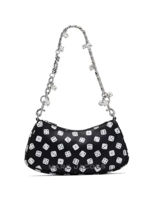 Marc Jacobs ラインストーン　ショルダーバッグ Marc Jacobs Curve ラインストーン ショルダーバッグ S | ブラック