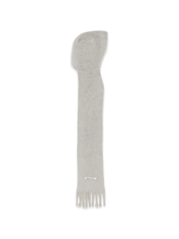 Acne Studios Fringed Scarf in Grey