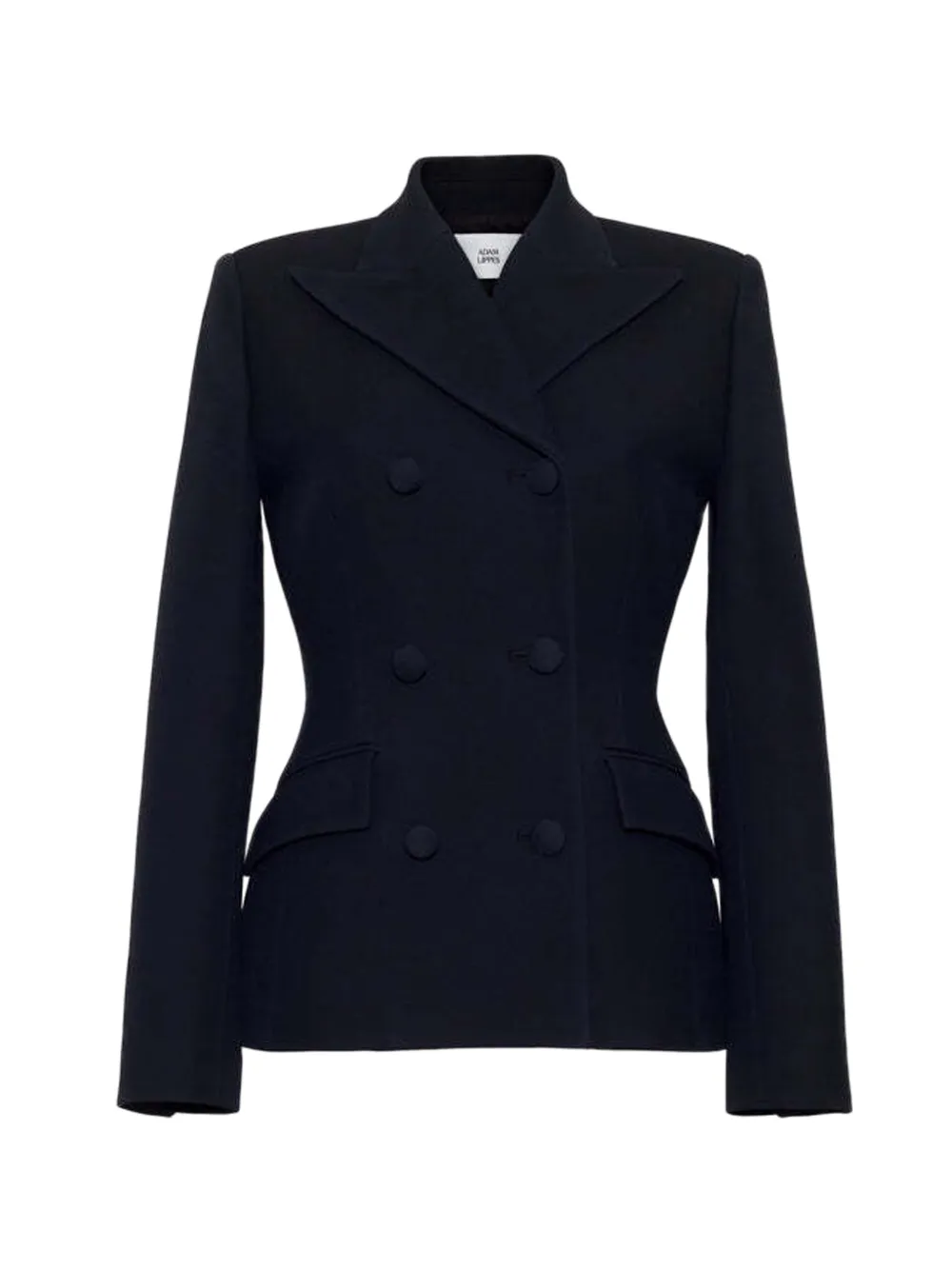 Adam Lippes Giacca Malone doppiopetto - Nero