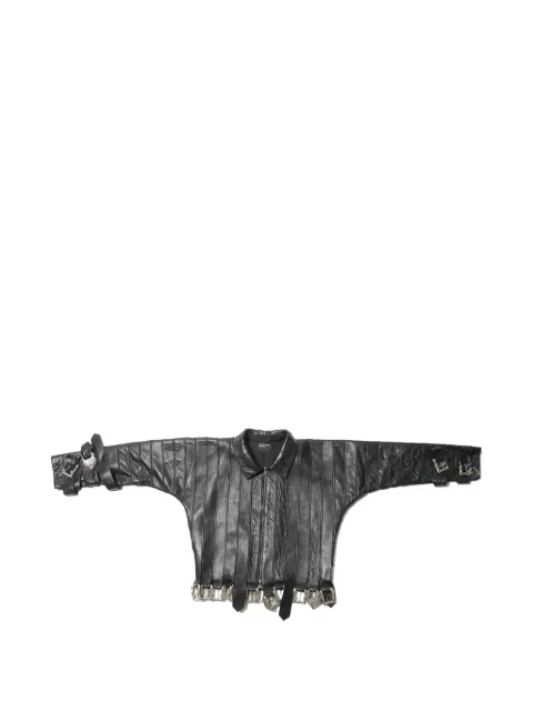 Enfants Riches Déprimés buckles leather jacket
