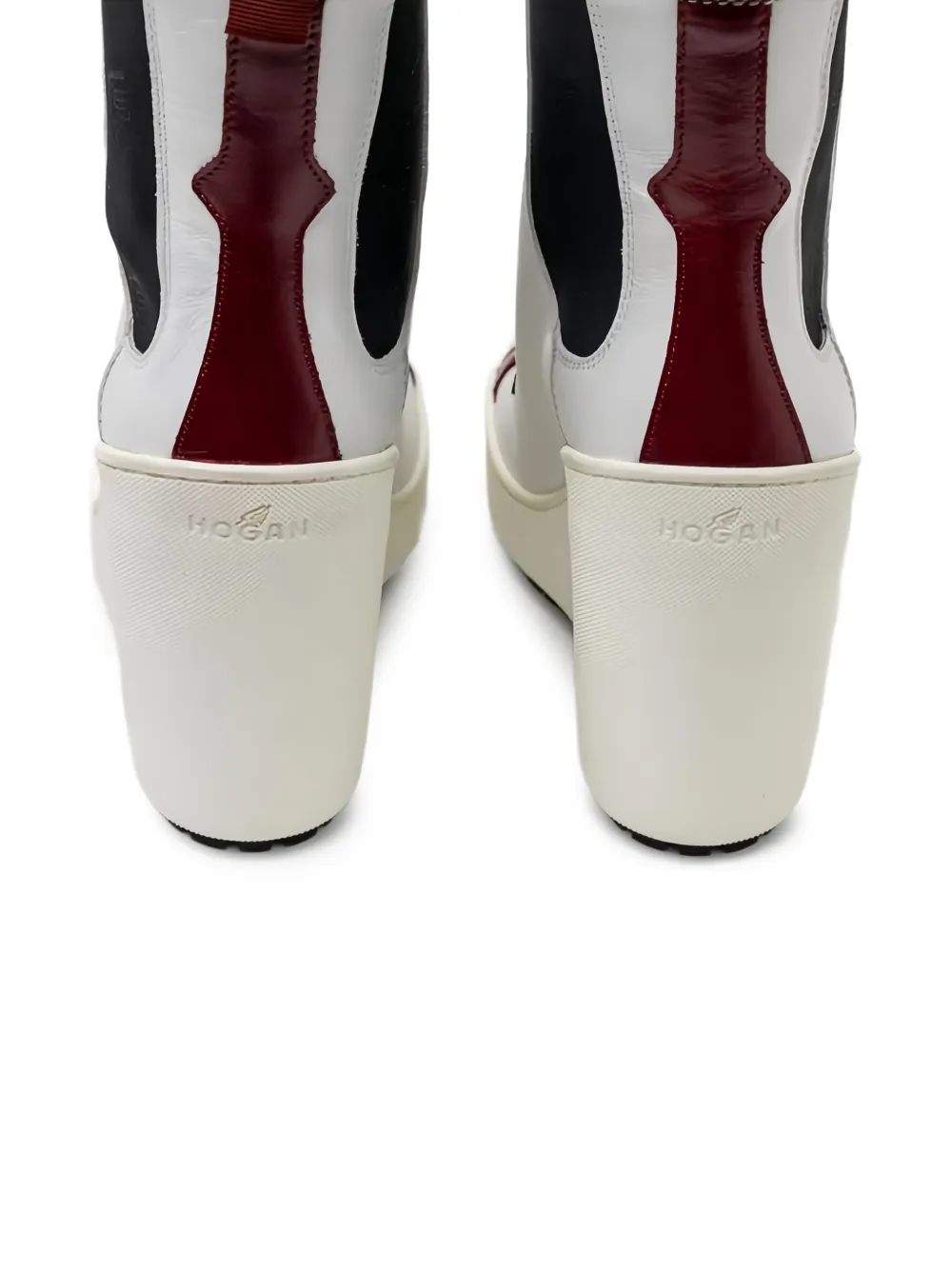 Hogan Laarzen met sleehak Wit