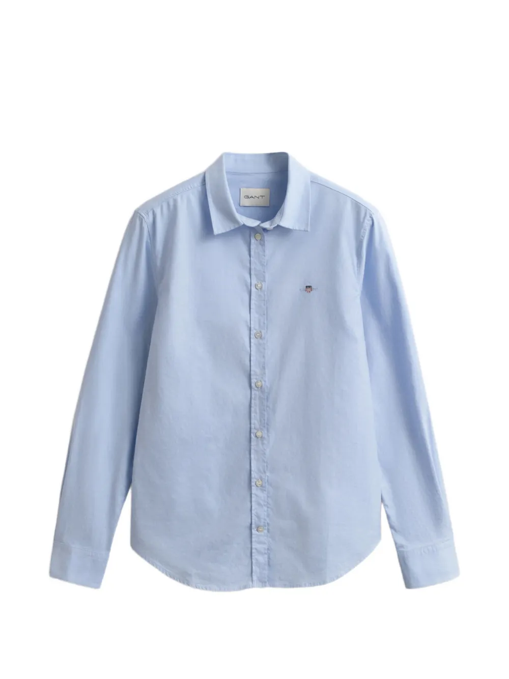 Gant embroidered-logo shirt - Blu