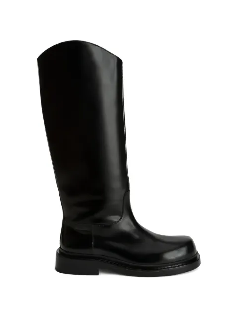 Jil Sander leather knee-high boots