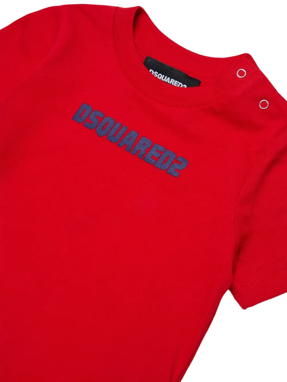  Dsquared2 Kids Buttoned Short-sleeve T-shirt 