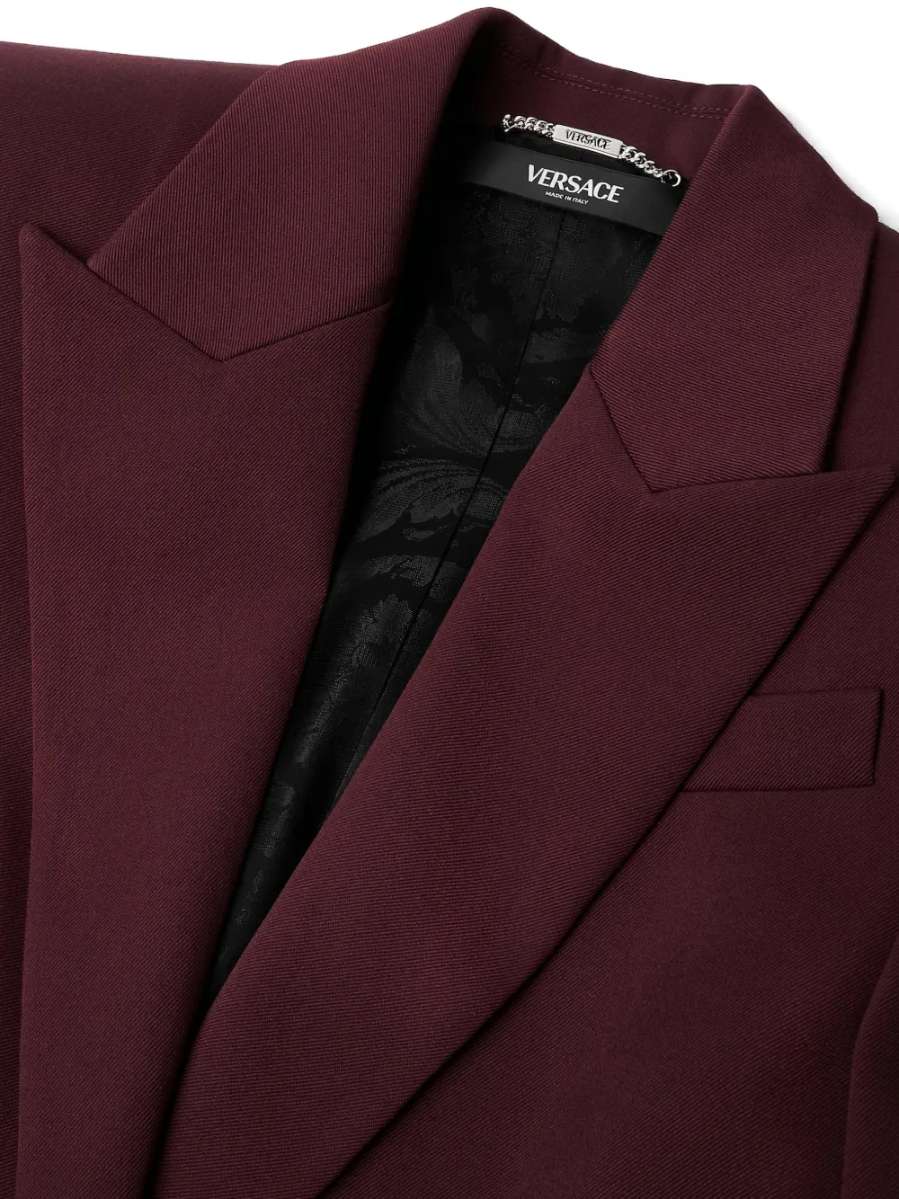  Versace Single-breasted Blazer - Red 