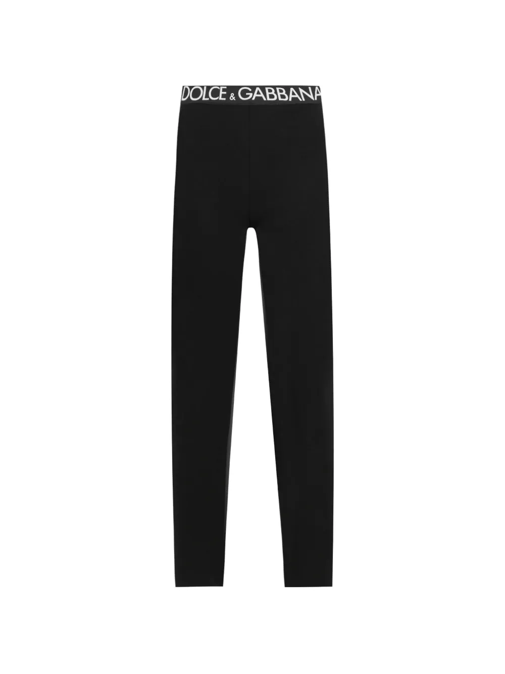 Dolce & Gabbana logo-waistband leggings · 38