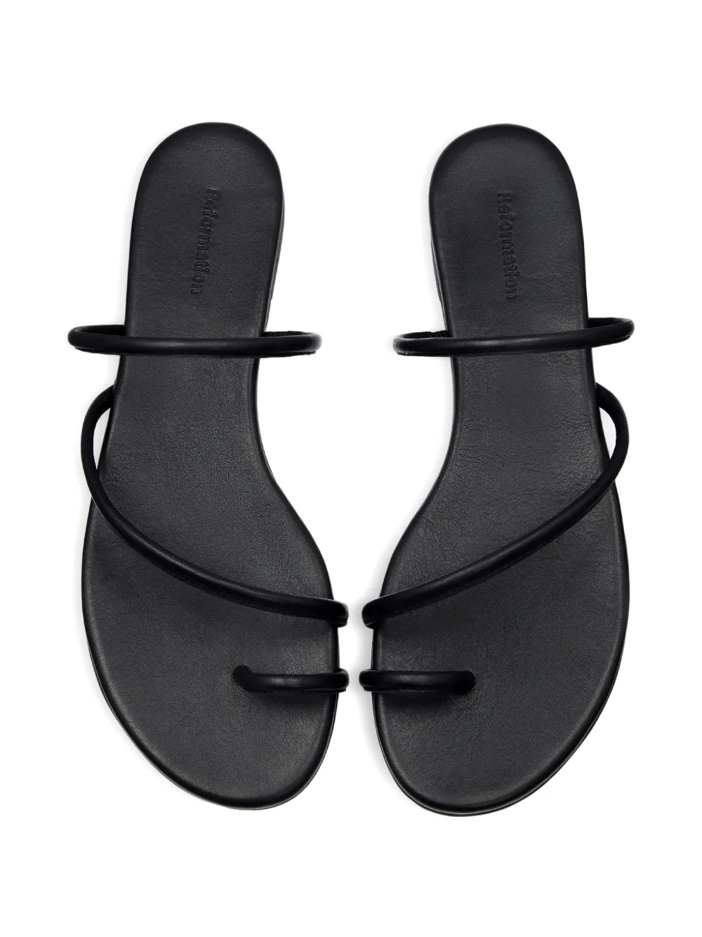  Reformation Strappy Sandals - Black 