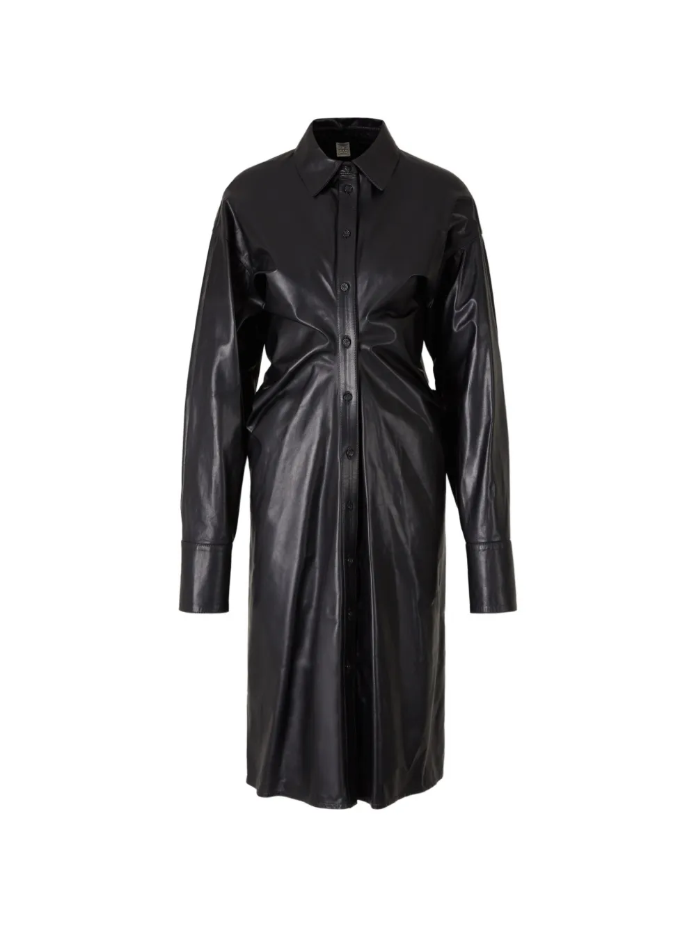 TOTEME long-sleeves midi dress - Blu