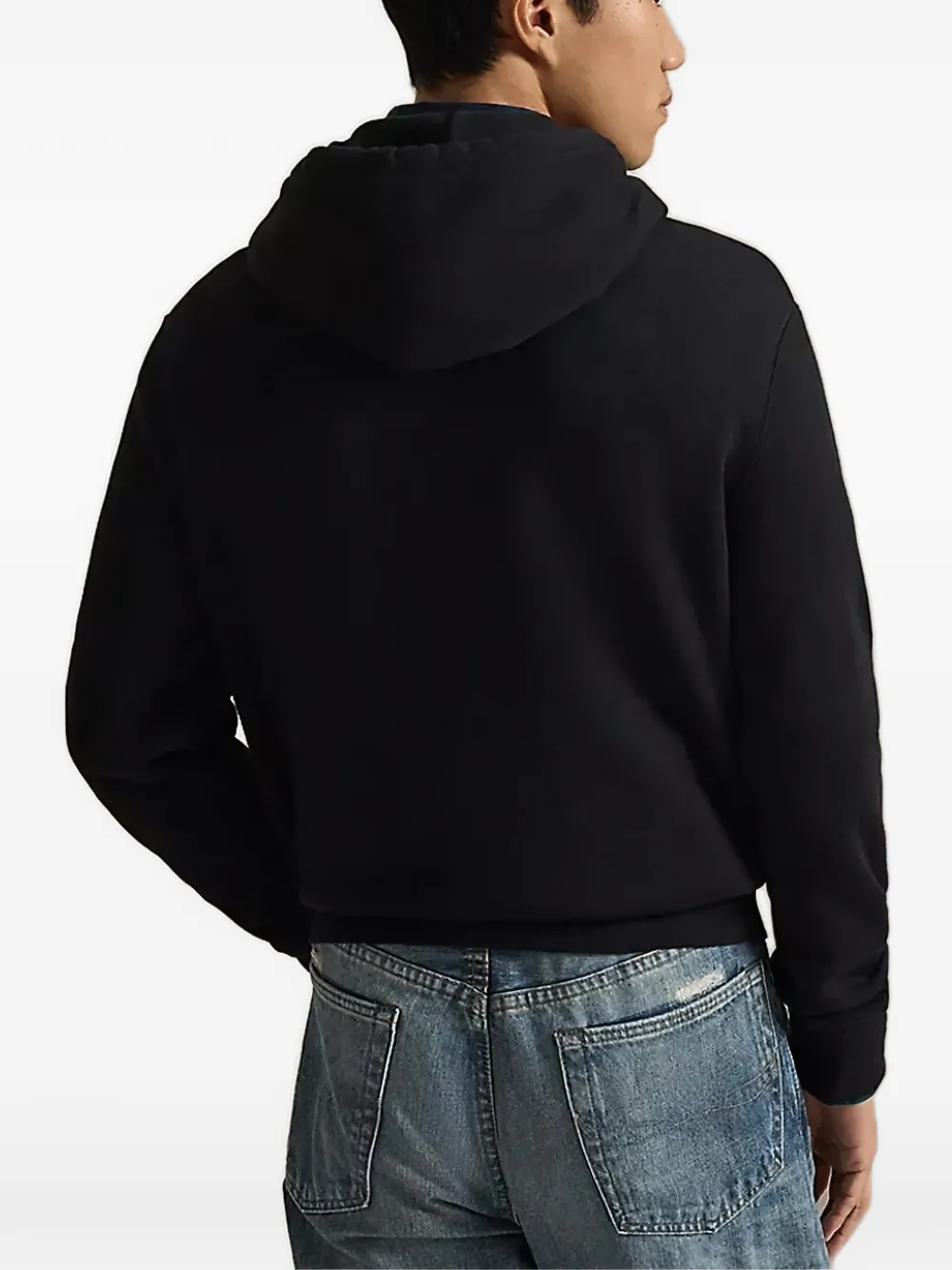 Polo Ralph Lauren Polo Bear hoodie met grafische print Zwart