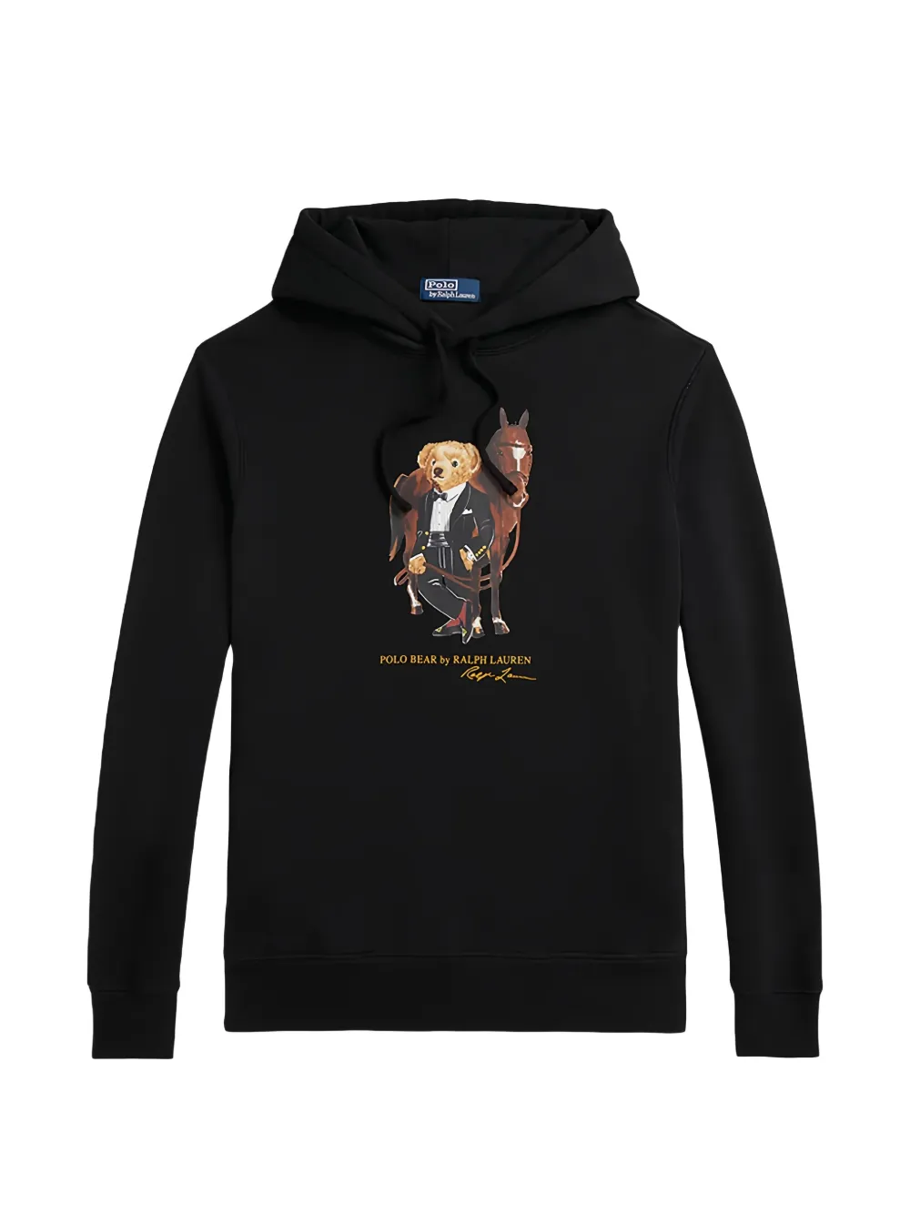 Polo Ralph Lauren graphic-print hoodie - Nero