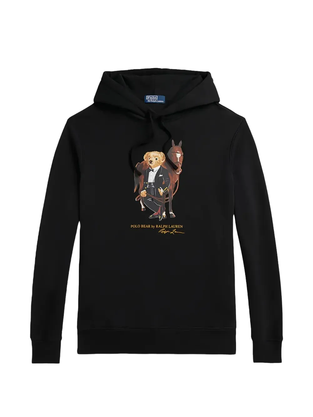 Polo Ralph Lauren graphic-print hoodie - Nero