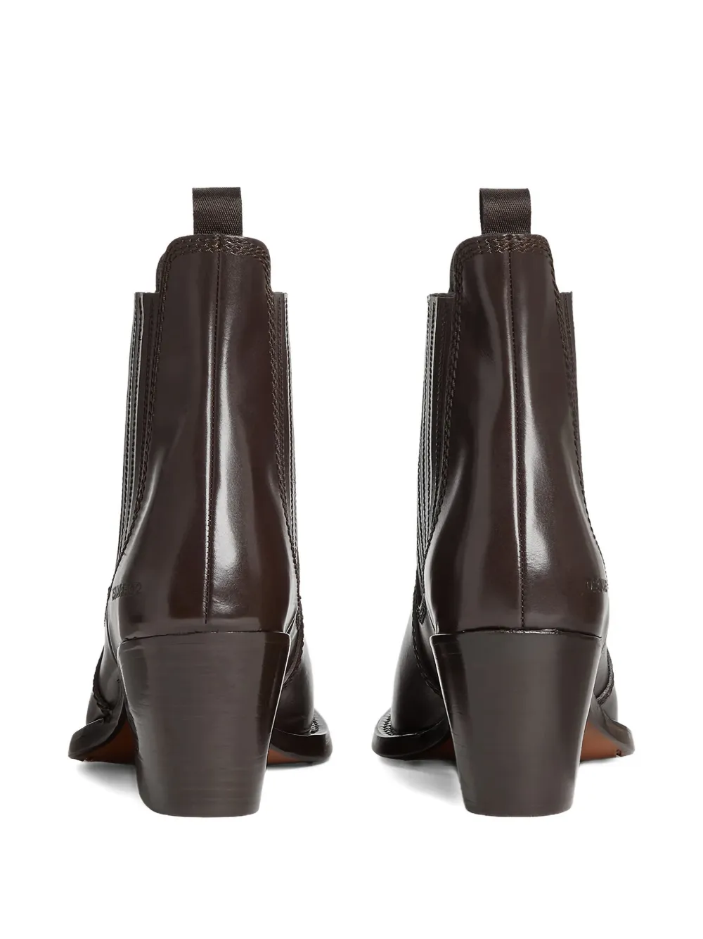 DSQUARED2 Enkellaarzen met hak Bruin