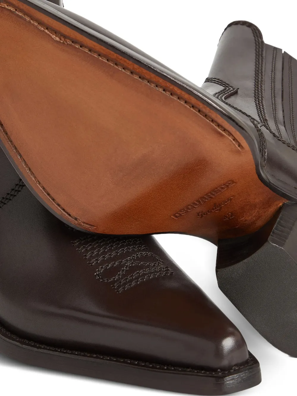 DSQUARED2 Enkellaarzen met hak Bruin